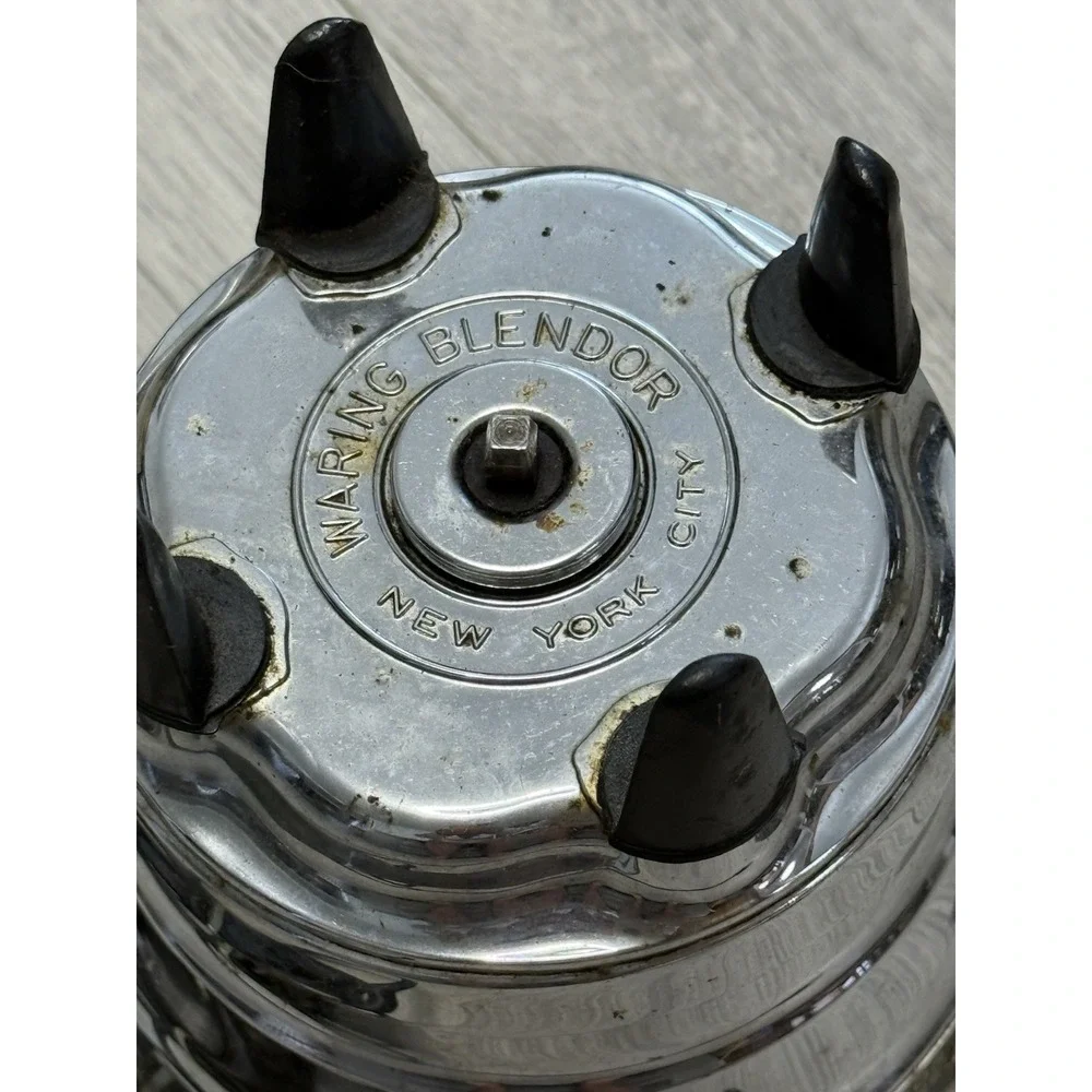 Waring Made In USA Chrome Blender Mixer Motor Base ONLY Tested 2 Speed New York